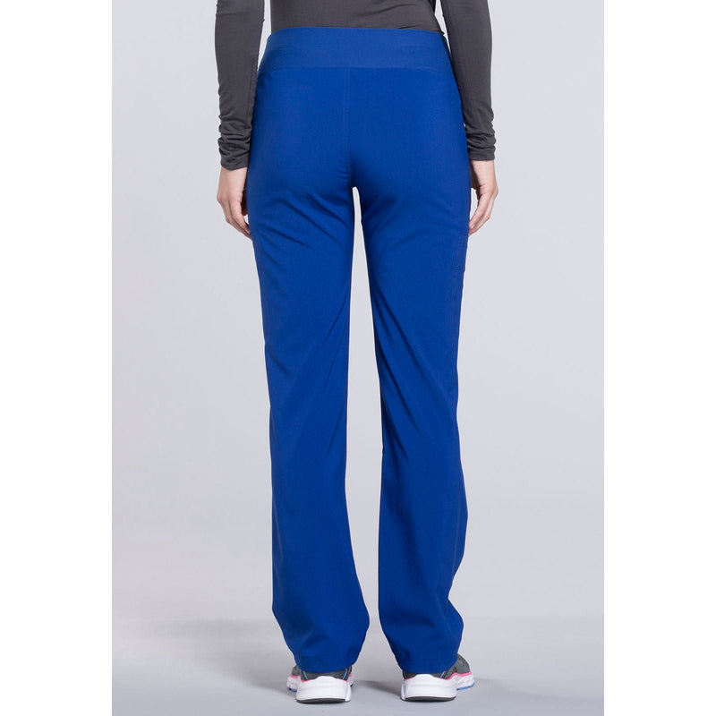galaxy blue - Mid Rise Straight Leg Pull-on Pant