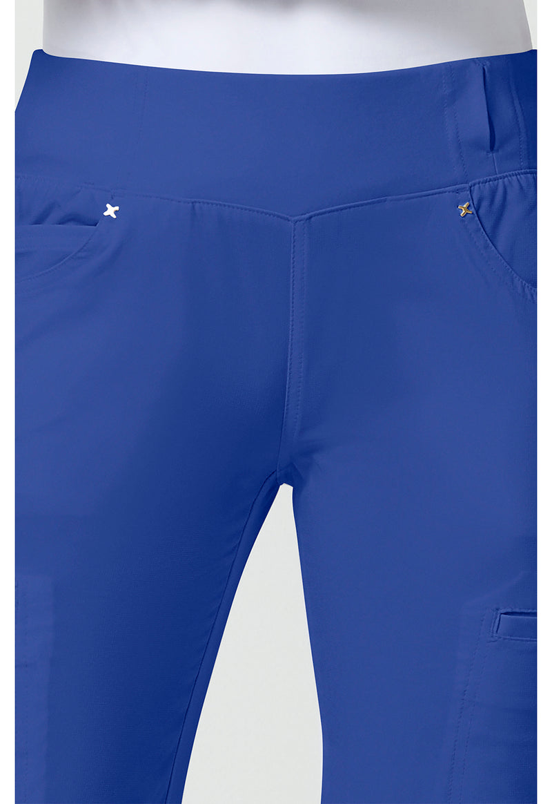 galaxy blue - Mid Rise Straight Leg Pull-on Pant (View 2)