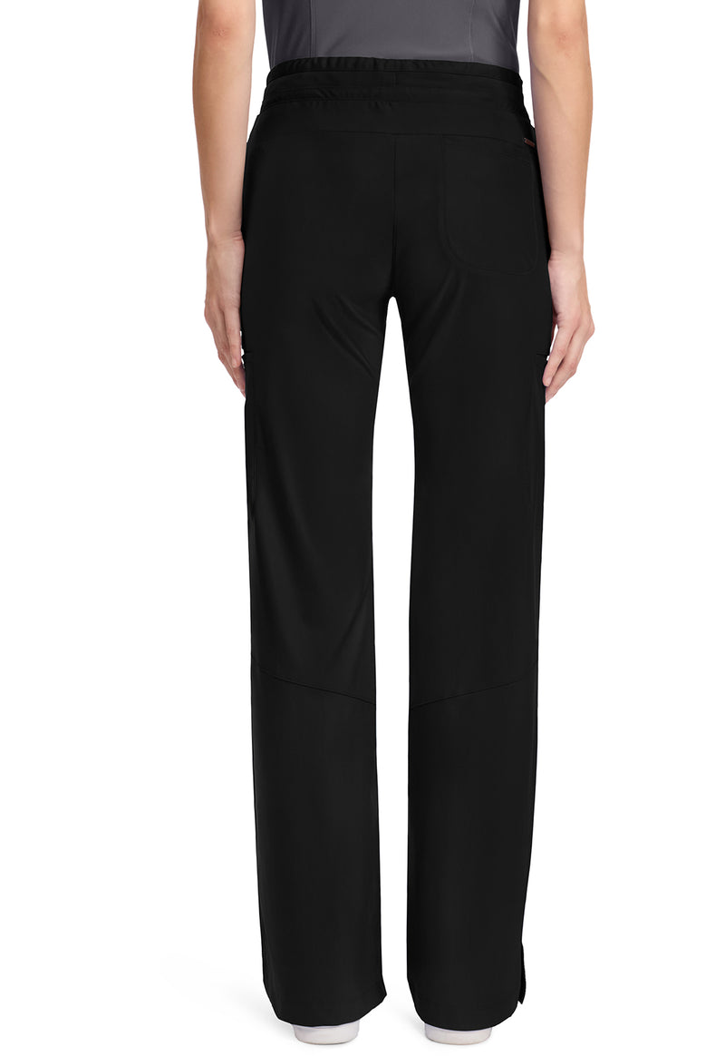 black - Women's 5-Pocket Trouser Leg Pant (Back)