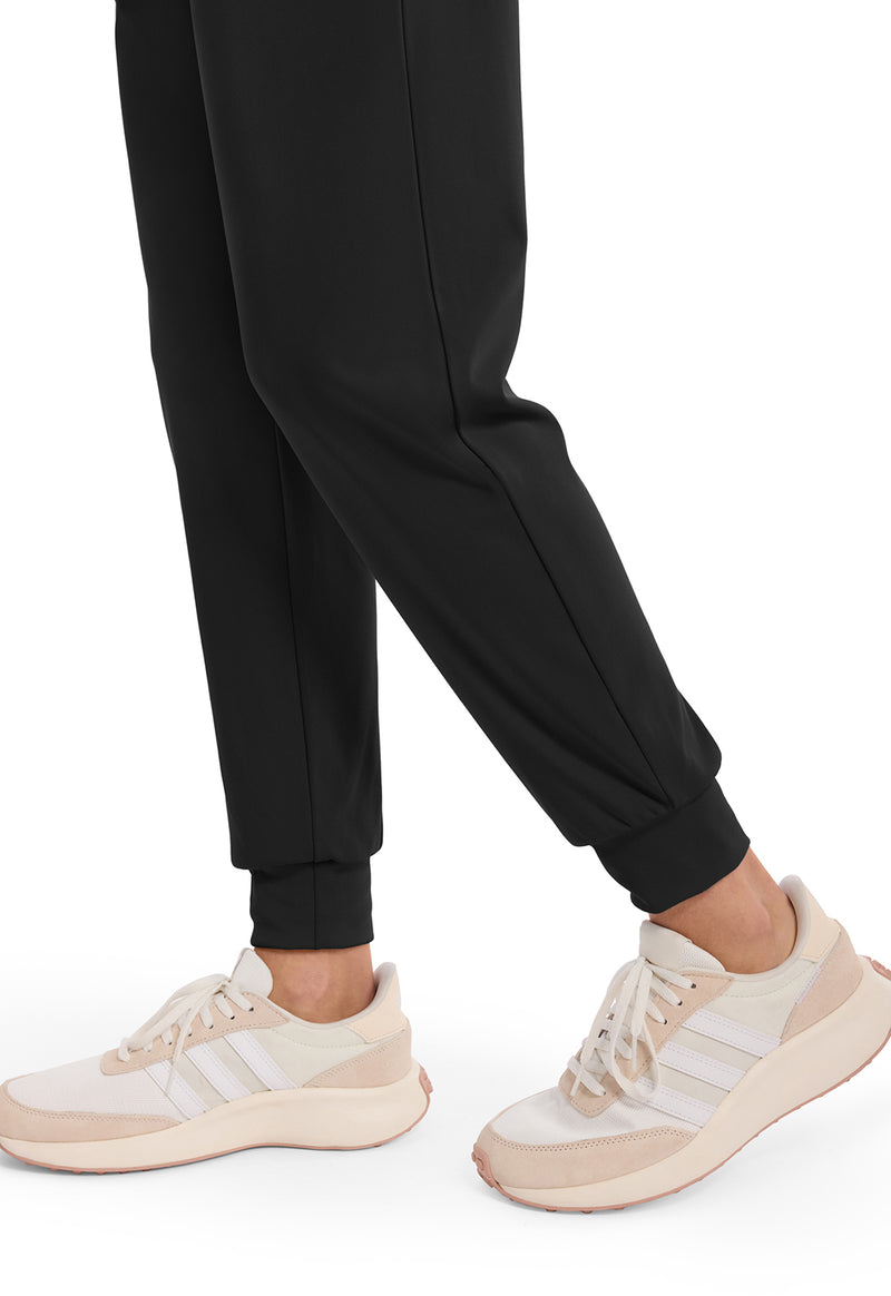 Black - Women's 5-Pocket Jogger Scrub Pants (View 4)