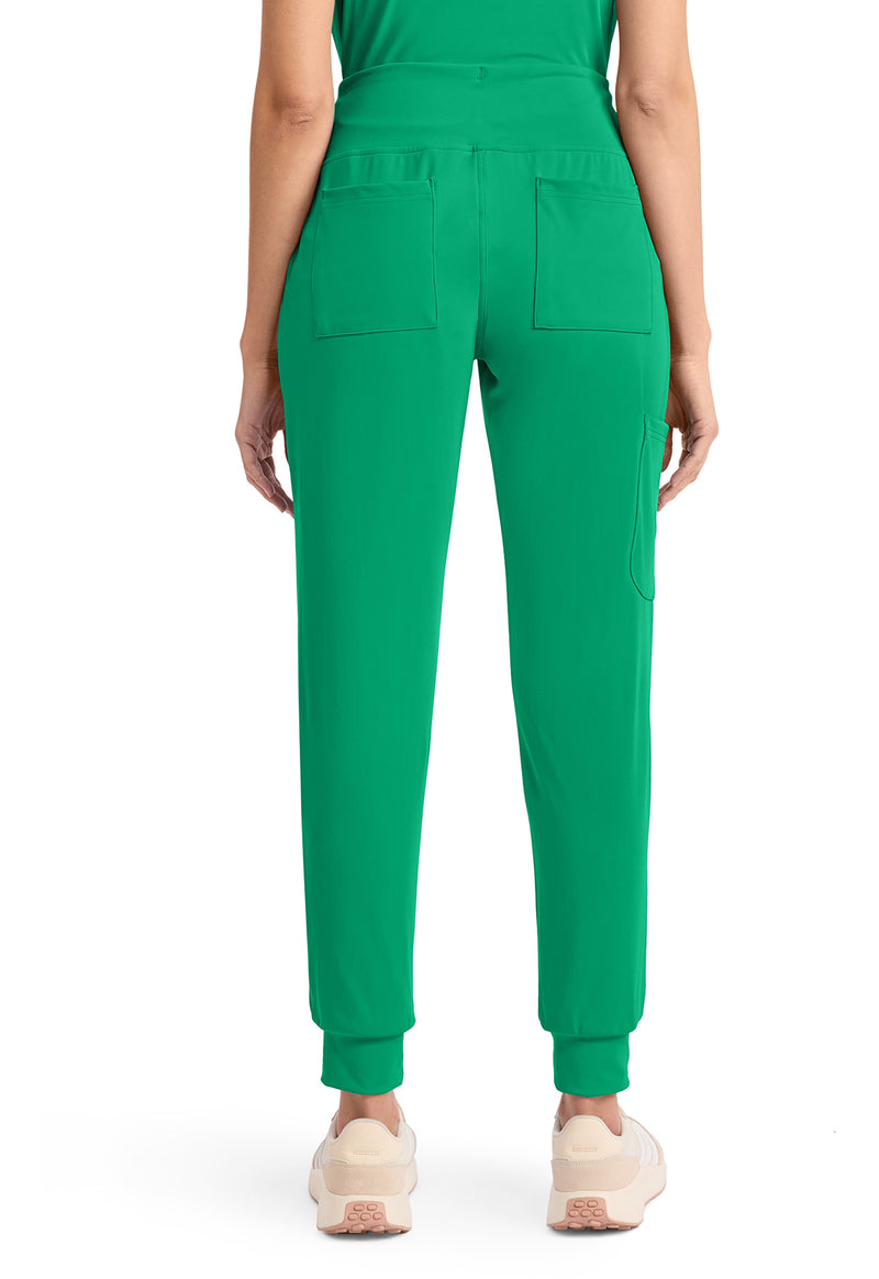 Green Apple - Cherokee Achieve Women Scrub Pants - Back View
