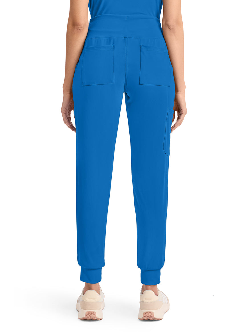 True blue - Cherokee Achieve Women Scrub Pants - Back View