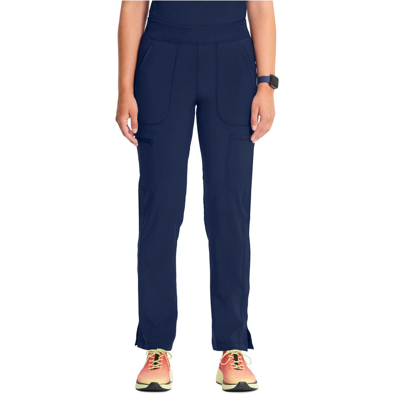 navy - Mid Rise Tapered Leg Pull-on Pant