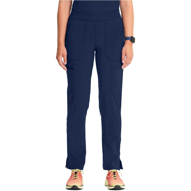 navy - Mid Rise Tapered Leg Pull-on Pant