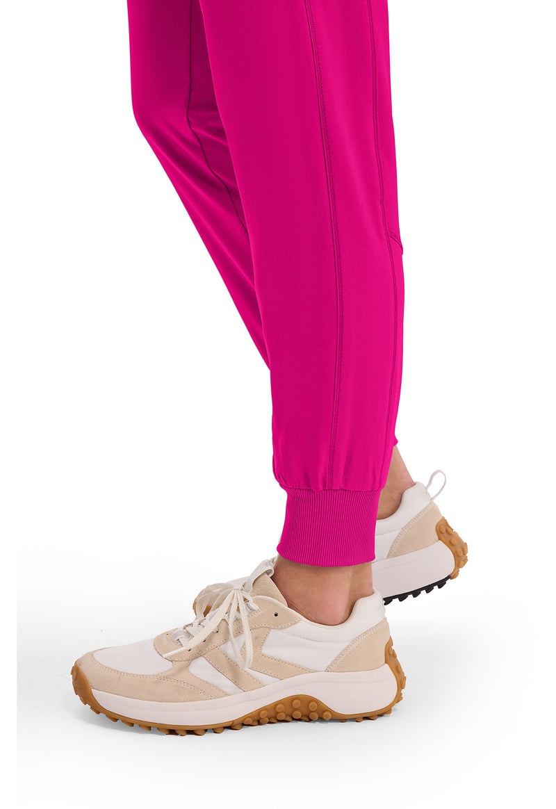 Carmine Pink - Women's Mid Rise Jogger (View 4)