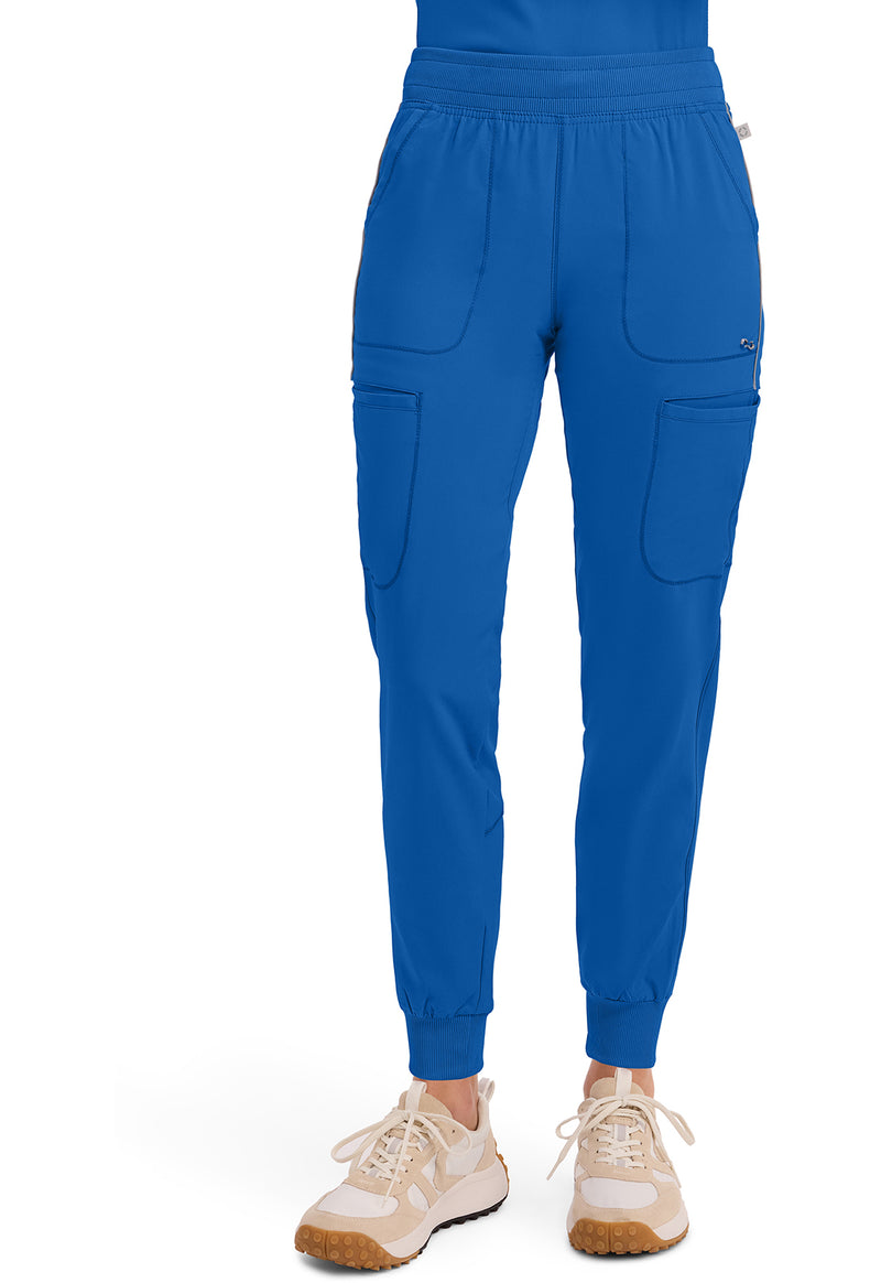 Royal - Cherokee IN Infinity Women Scrub Pants - Front View