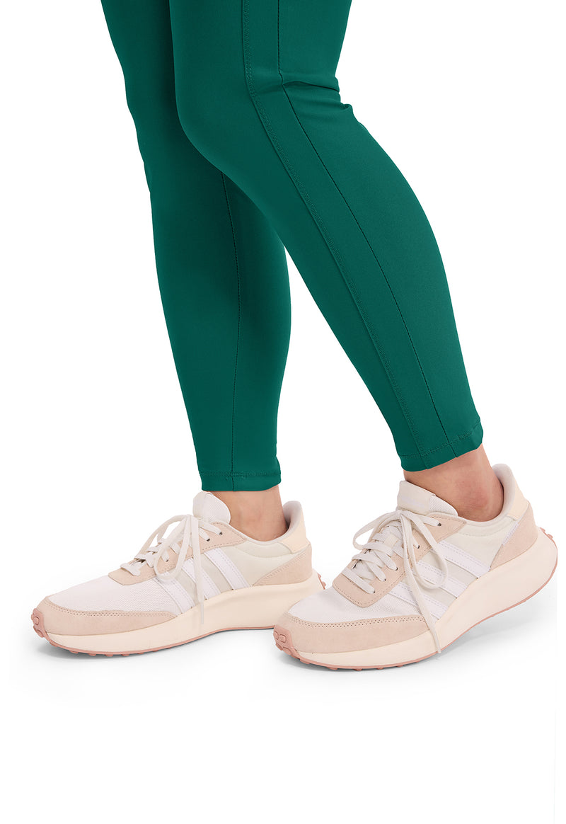 hunter green - Mid Rise Tapered Leg Drawstring Pant (View 3)