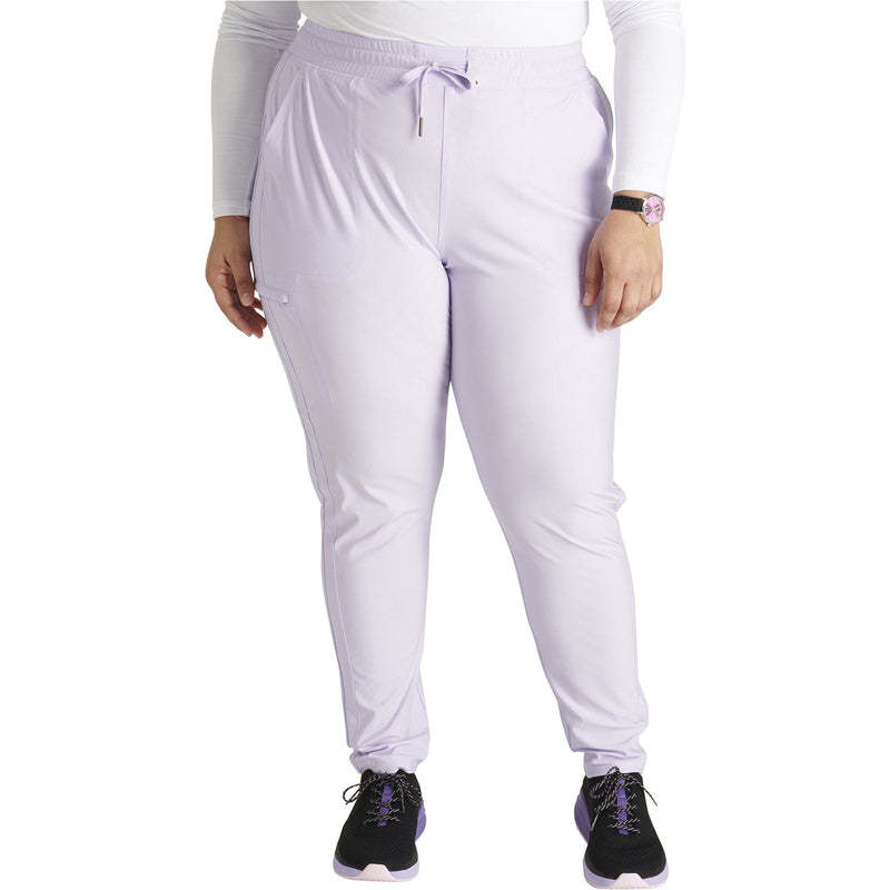 lavender haze - Mid Rise Tapered Leg Drawstring Pant