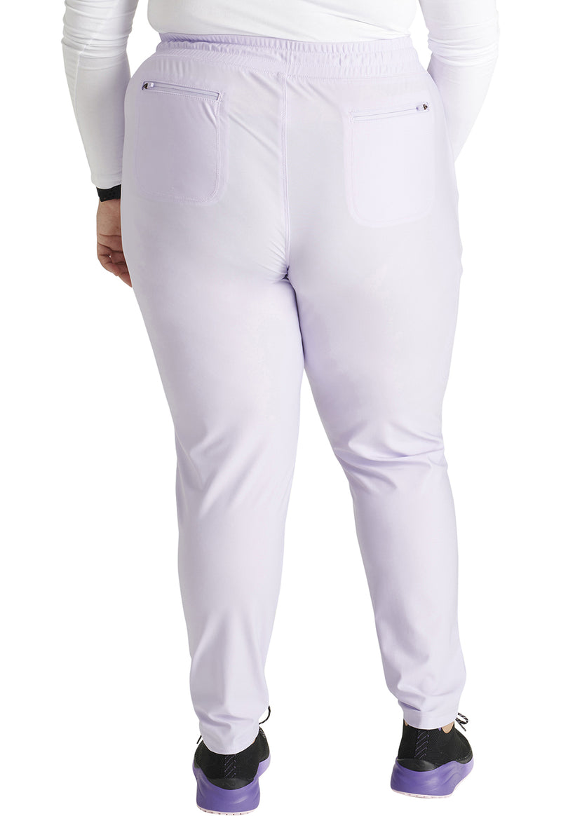 lavender haze - Mid Rise Tapered Leg Drawstring Pant (Back)