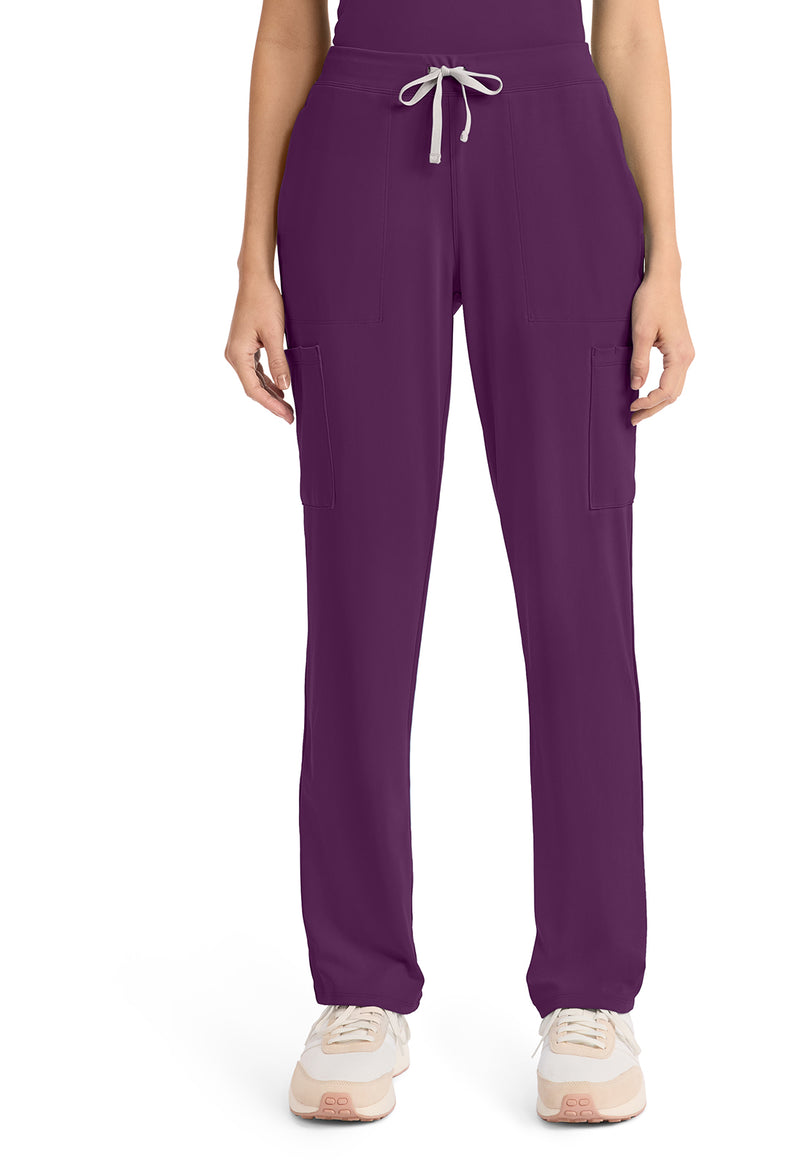 Wild Mulberry - Cherokee Achieve Women Scrub Pants - Front View