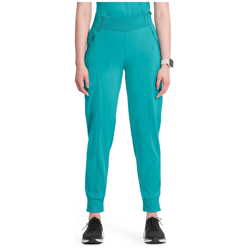 teal blue - Mid Rise Jogger