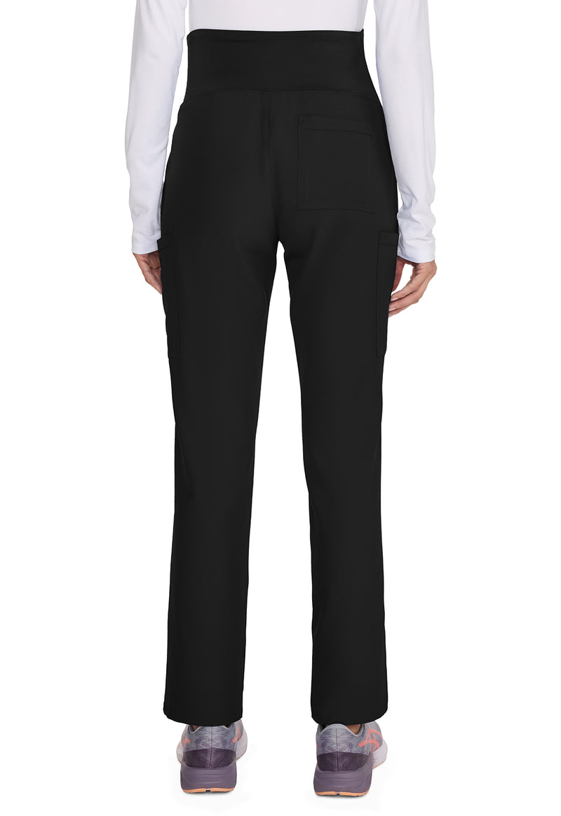 Black - Cherokee WW Originals Ultra Women Scrub Pants - Back View