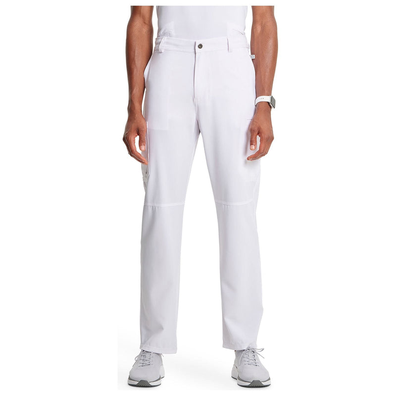 white - Men's Fly Front Pant