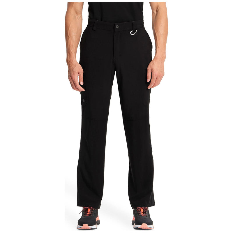 black - Men's Fly Front Pant