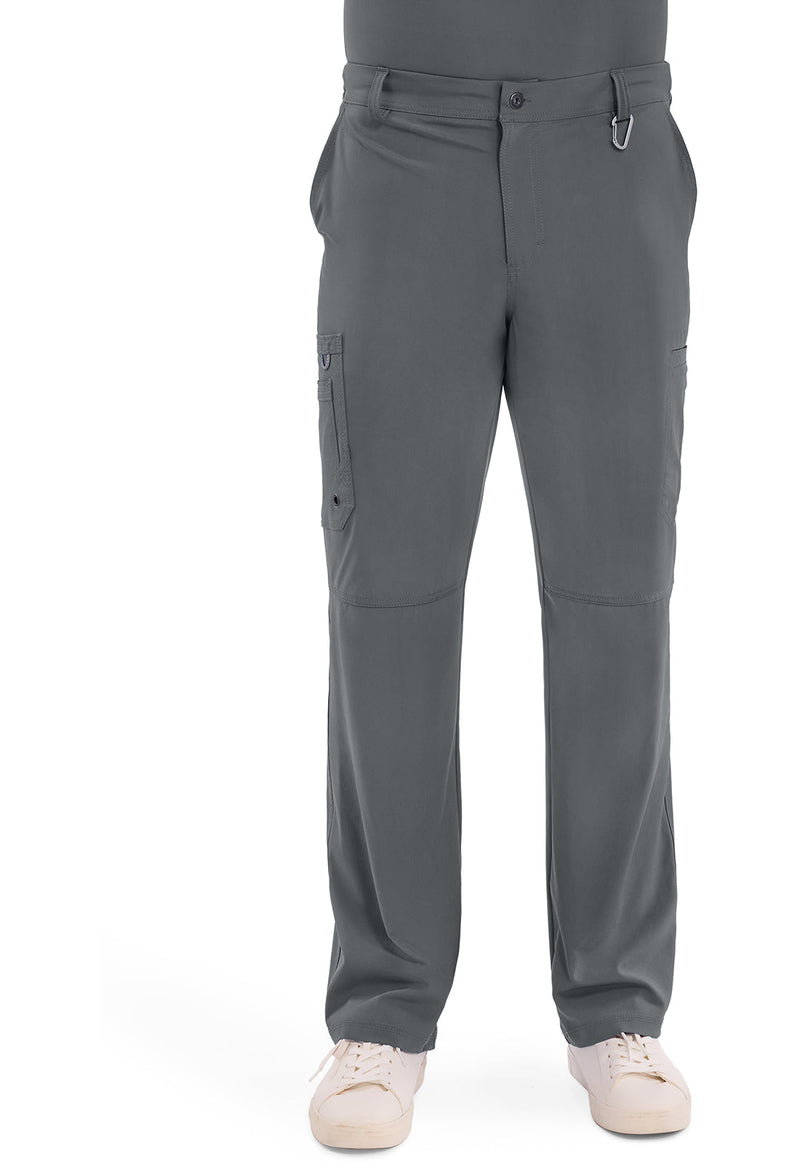 Pewter - Men's Fly Front Scrub Pants