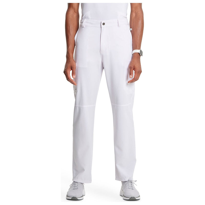 white - Men's Fly Front Pant