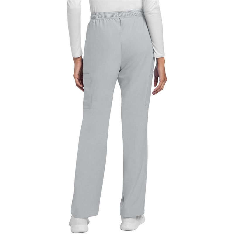 grey - Mid Rise Drawstring Trouser Cargo Pant