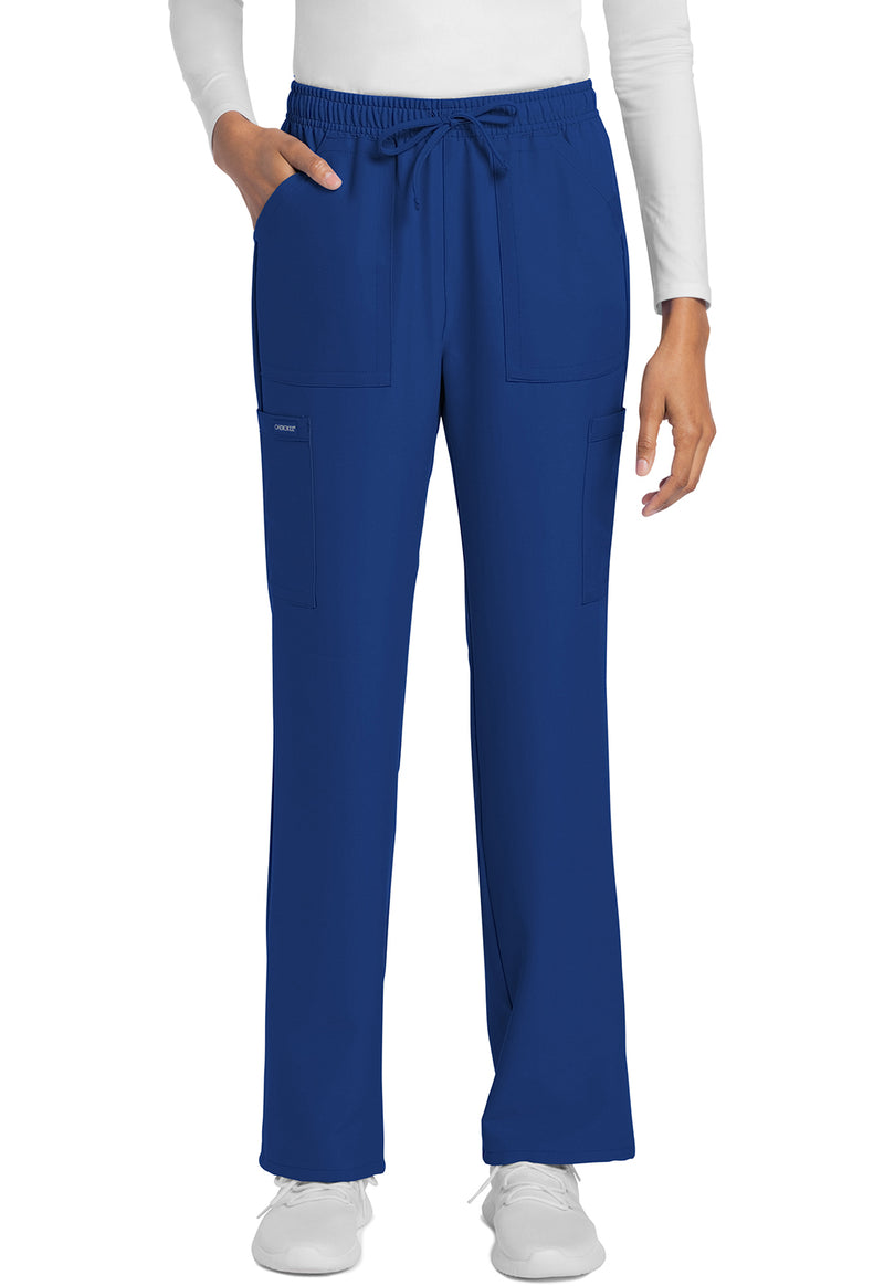 Galaxy Blue - Cherokee WW Originals Ultra Women Scrub Pants - Front View