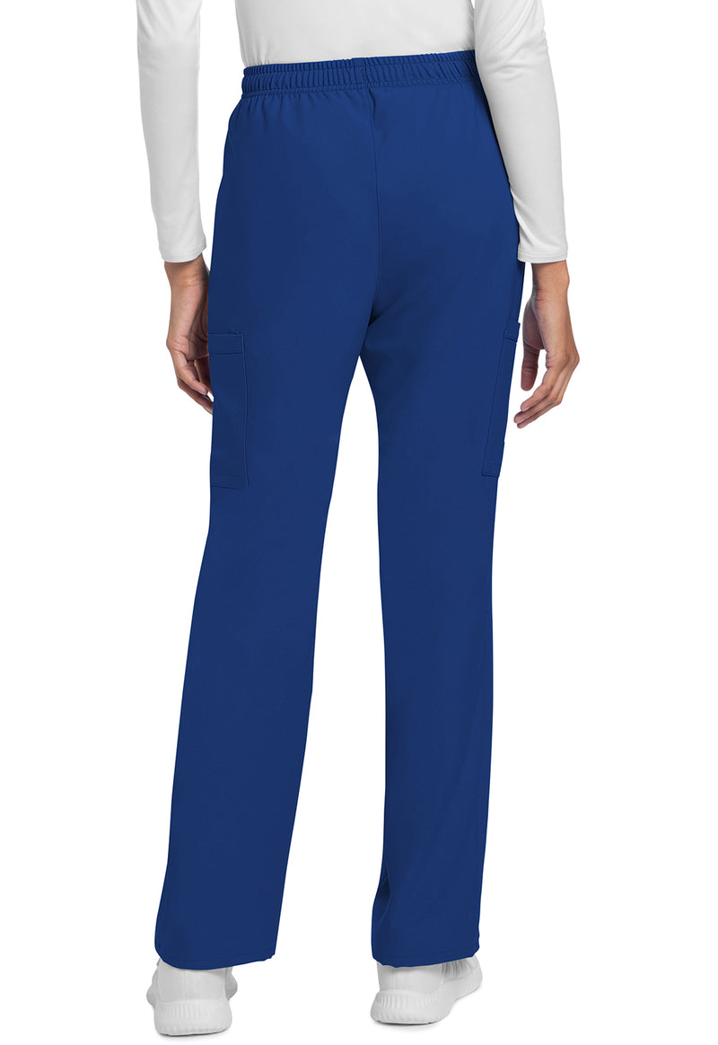 Galaxy Blue - Cherokee WW Originals Ultra Women Scrub Pants - Back View