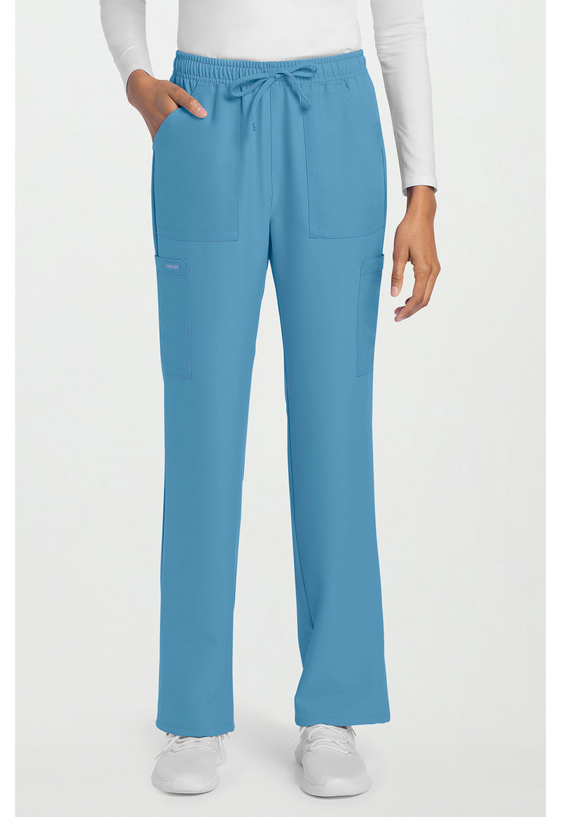 Heritage Blue - Cherokee WW Originals Ultra Women Scrub Pants - Front View