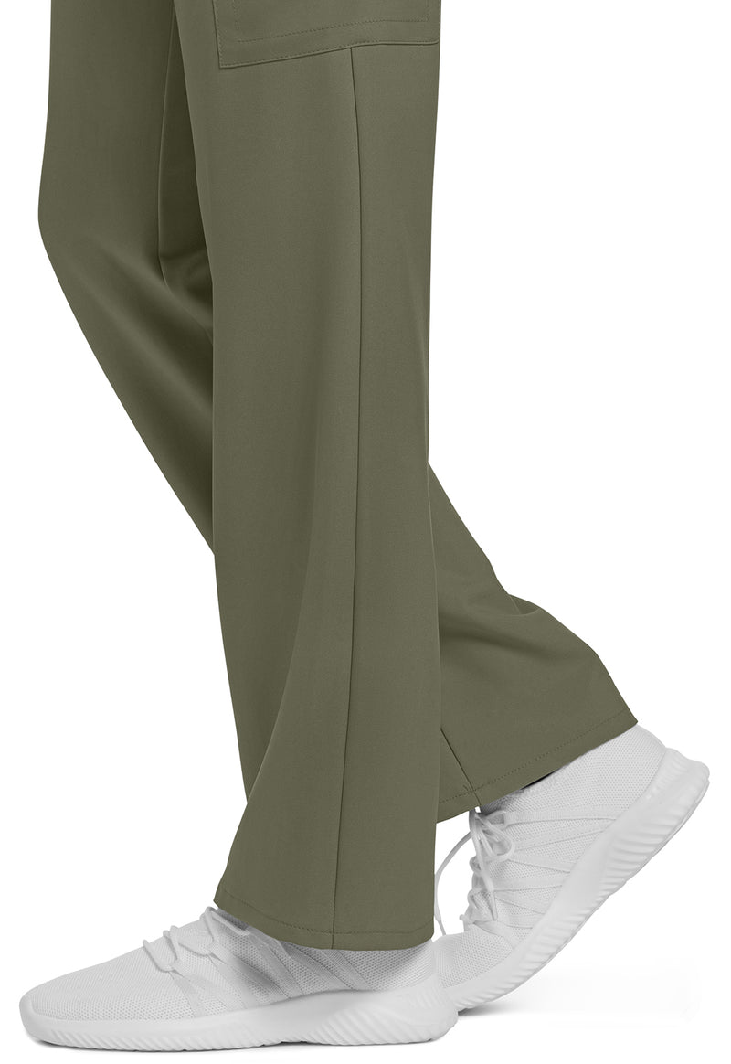 olive - Mid Rise Drawstring Trouser Cargo Pant (View 4)