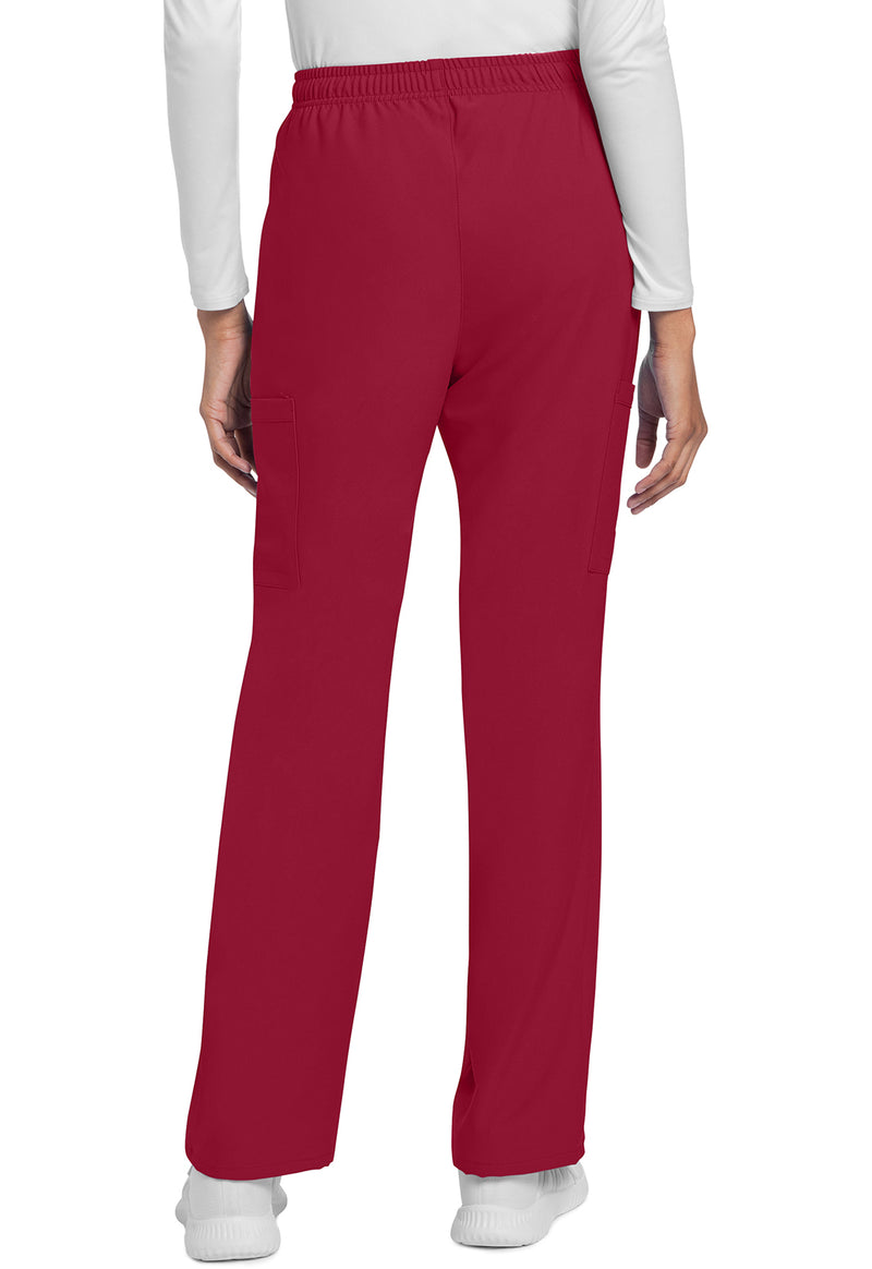 RED - Cherokee WW Originals Ultra Women Scrub Pants - Back View