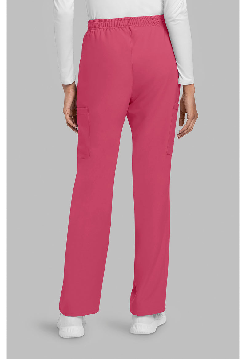 Rapture Rose - Cherokee WW Originals Ultra Women Scrub Pants - Back View