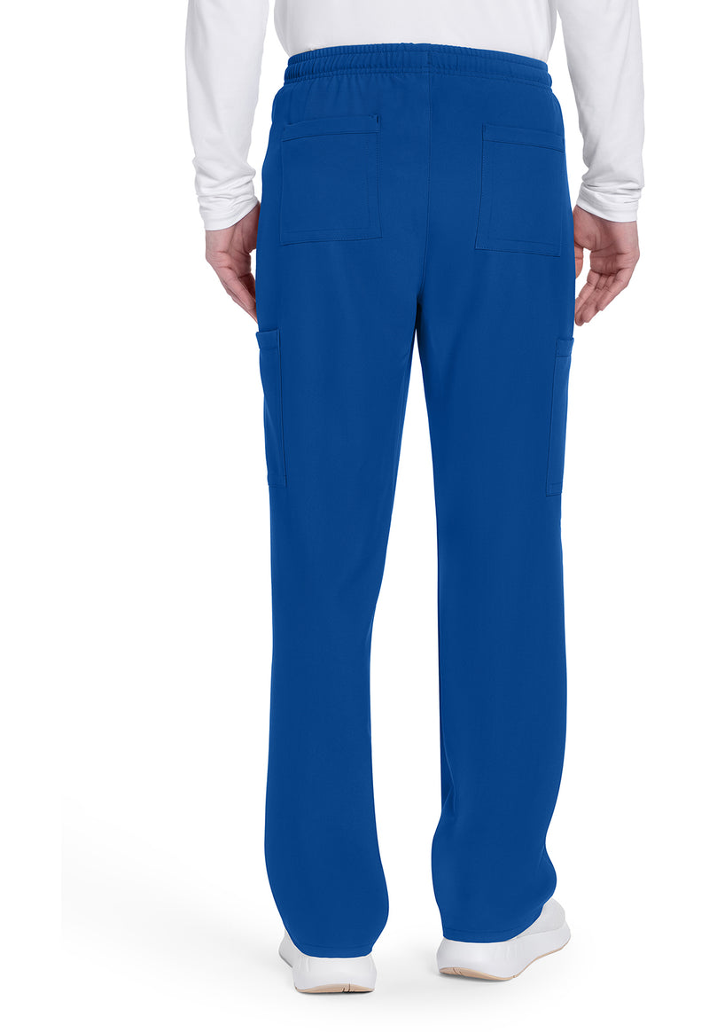 Galaxy Blue - Cherokee WW Originals Ultra Men Scrub Pants - Back View