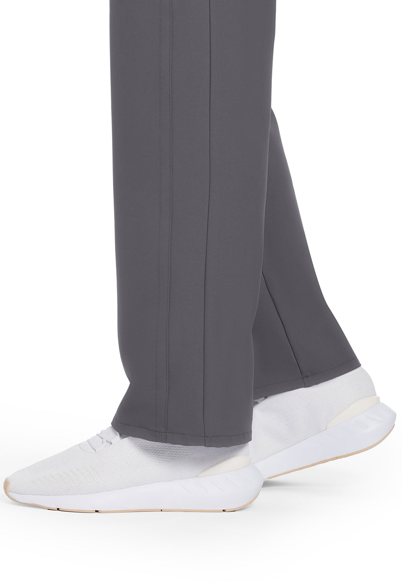 pewter - Men's Mid Rise Zip Fly Straight Leg Pant (View 4)