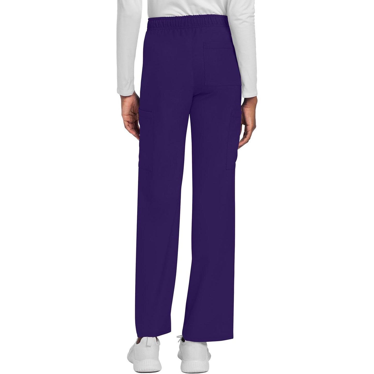 Unisex Mid Rise Drawstring Straight Pant