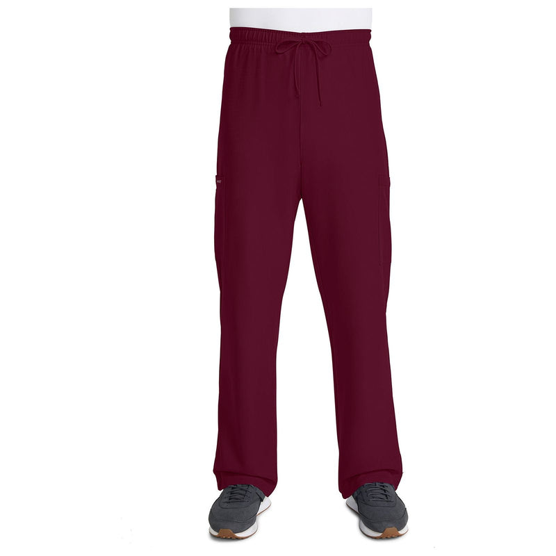 wine - Unisex Mid Rise Drawstring Straight Pant