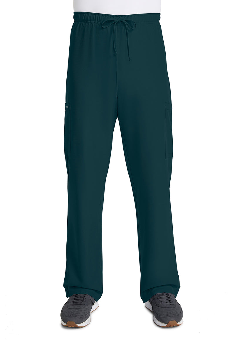 Caribbean Blue - Cherokee WW Originals Ultra Unisex Scrub Pants - Front View
