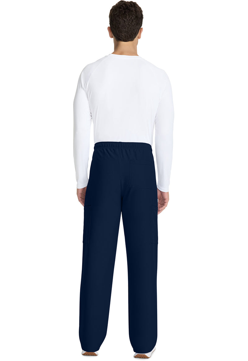 Navy - Cherokee WW Originals Ultra Unisex Scrub Pants - Back View