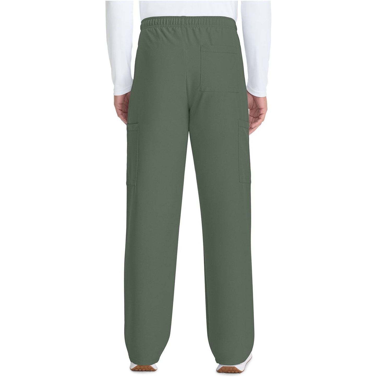 Unisex Mid Rise Drawstring Straight Pant