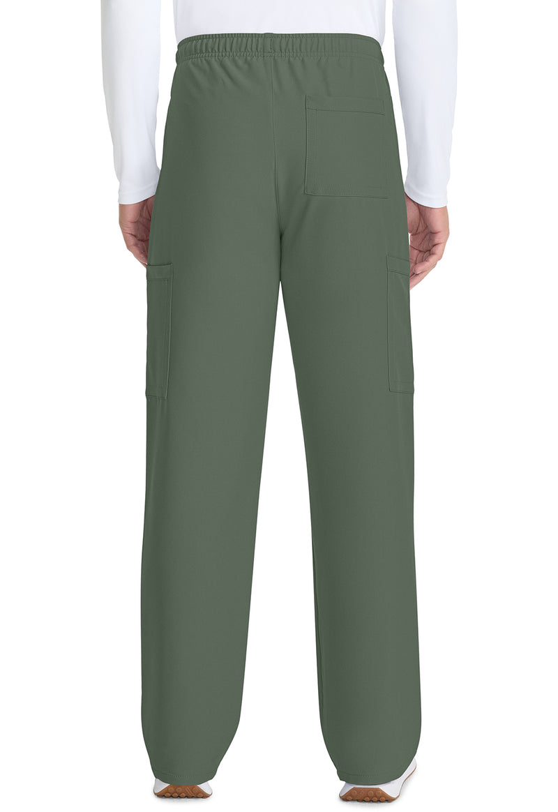 Olive - Cherokee WW Originals Ultra Unisex Scrub Pants - Back View