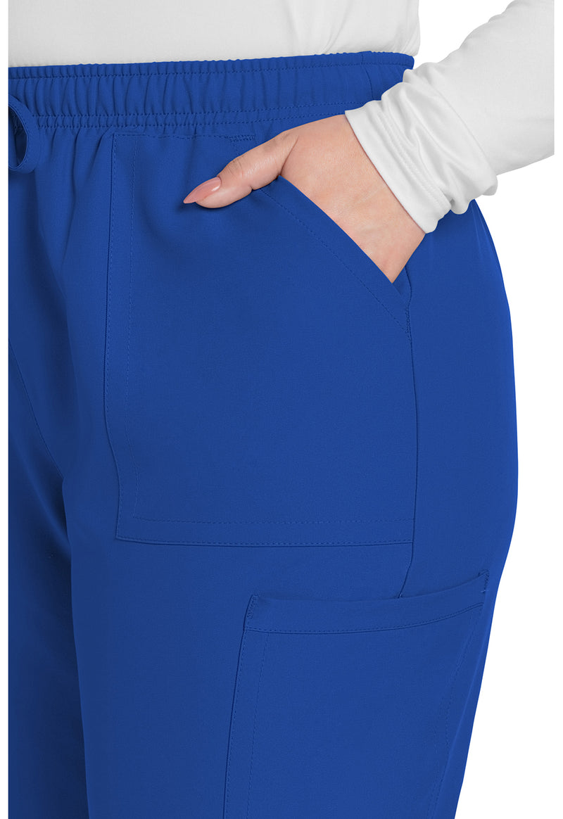 Royal - Women's Mid Rise Pull-on Slim Leg Cargo Scrub Pants – Tall (View 2)