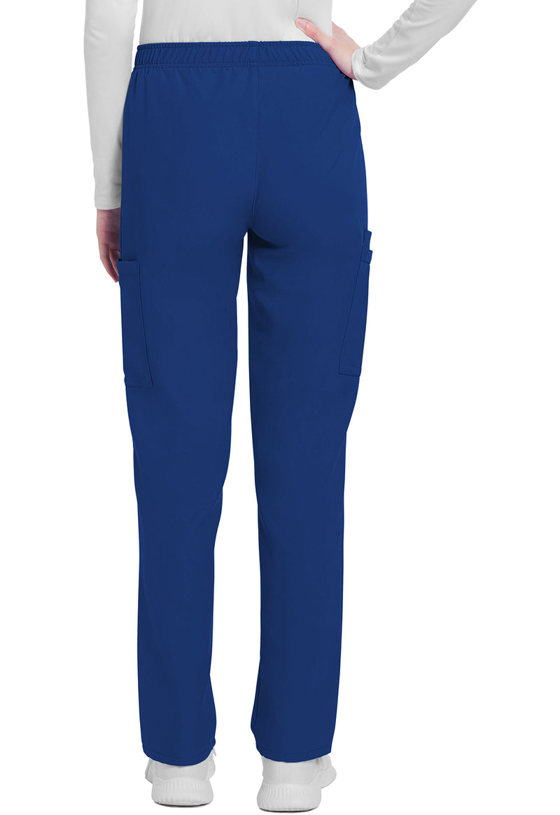 Galaxy Blue - Cherokee WW Originals Ultra Women Scrub Pants - Back View