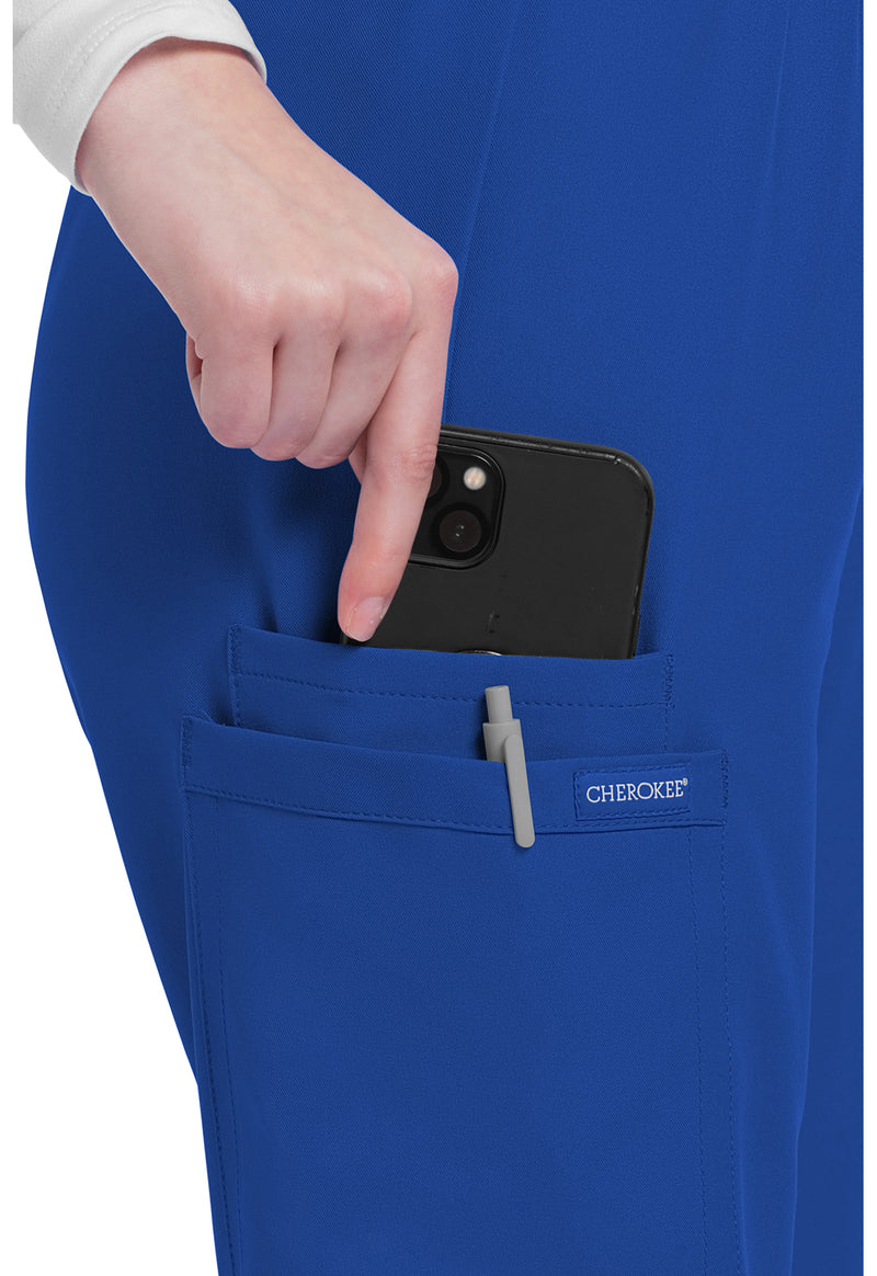 royal - Mid Rise Pull-on Slim Leg Cargo Pant (View 3)