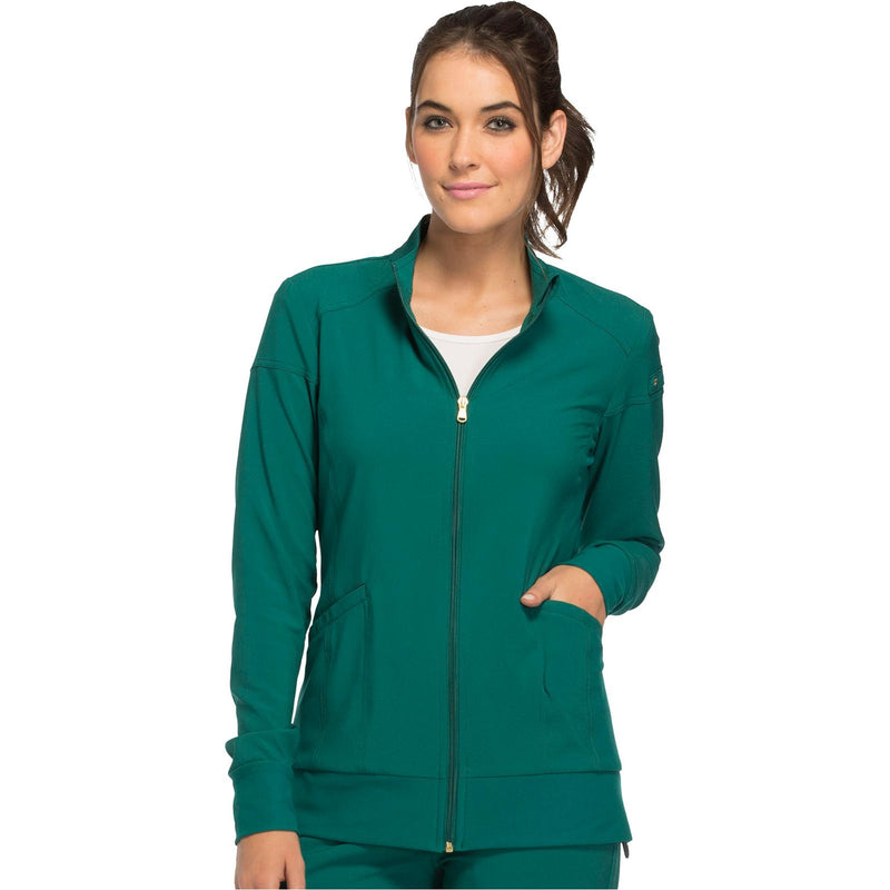 hunter green - Zip Front Jacket
