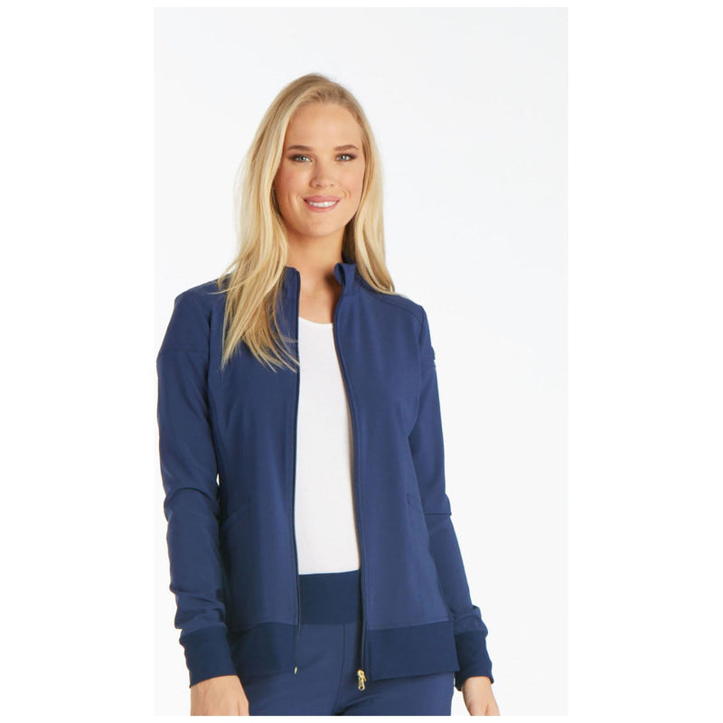 navy - Zip Front Jacket