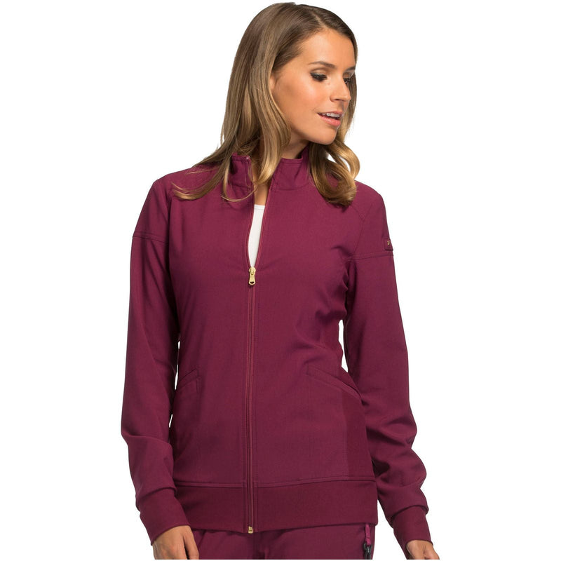 wine - Zip Front Jacket