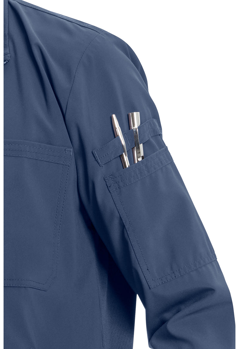 navy - Men's Zip Front Jacket (View 2)