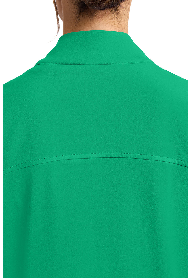 Green Apple - Women's Zip-Up Warm-Up Scrub Jacket (View 2)