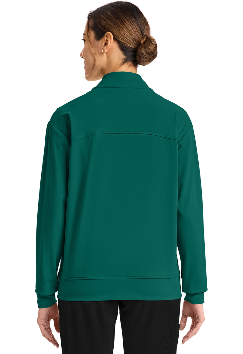 HUNTER - Cherokee Achieve Women Scrub Jacket - Back View