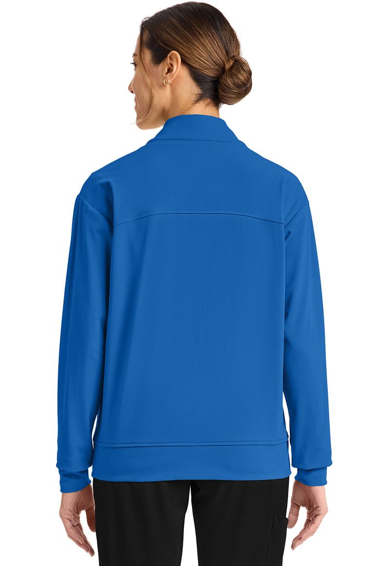 Royal - Cherokee Achieve Women Scrub Jacket - Back View
