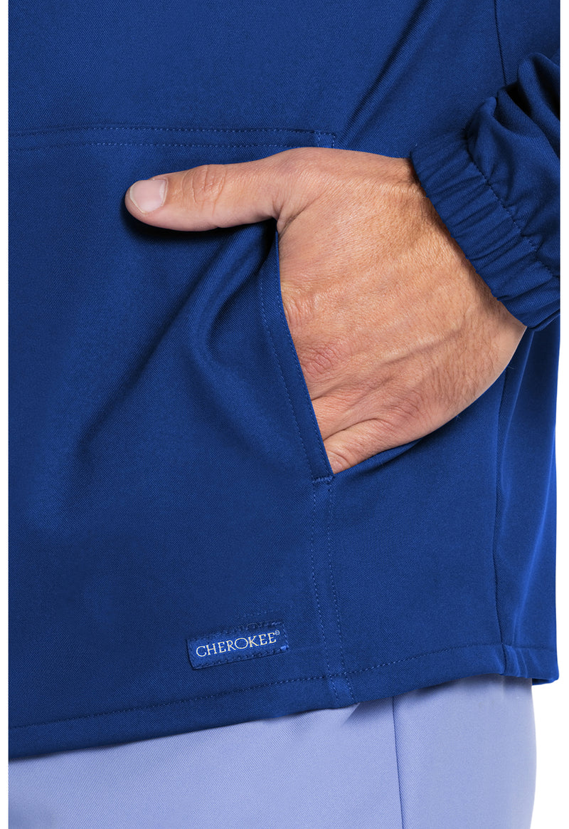 Royal - Men's Zip Front Scrub Jacket (View 3)