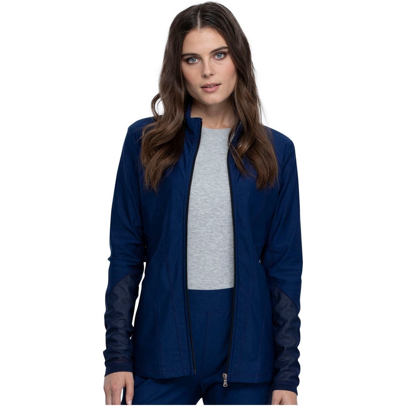 navy - Zip Front Jacket