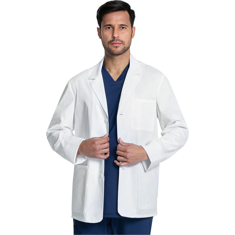 white - 30" Men's Consultation Coat