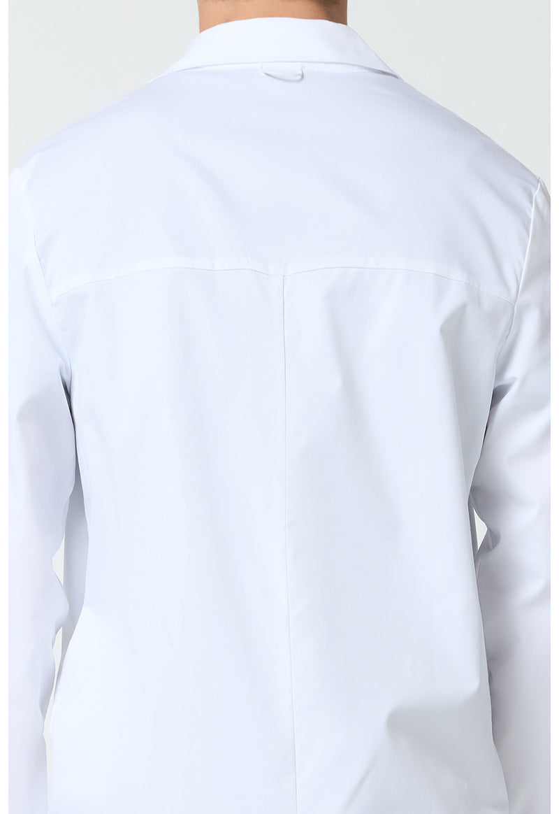 white - Tall 40" Men's Lab Coat (View 4)