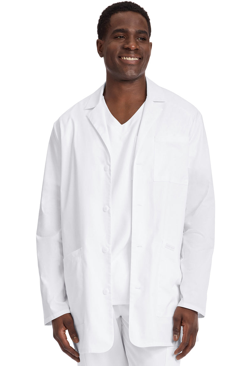 White - Men's 35" Medical Coat